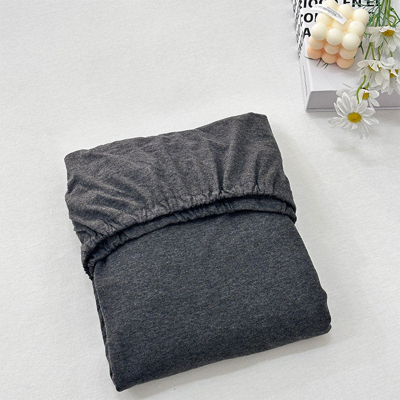 Tailored Plain Cotton Jersey Fitted Sheet