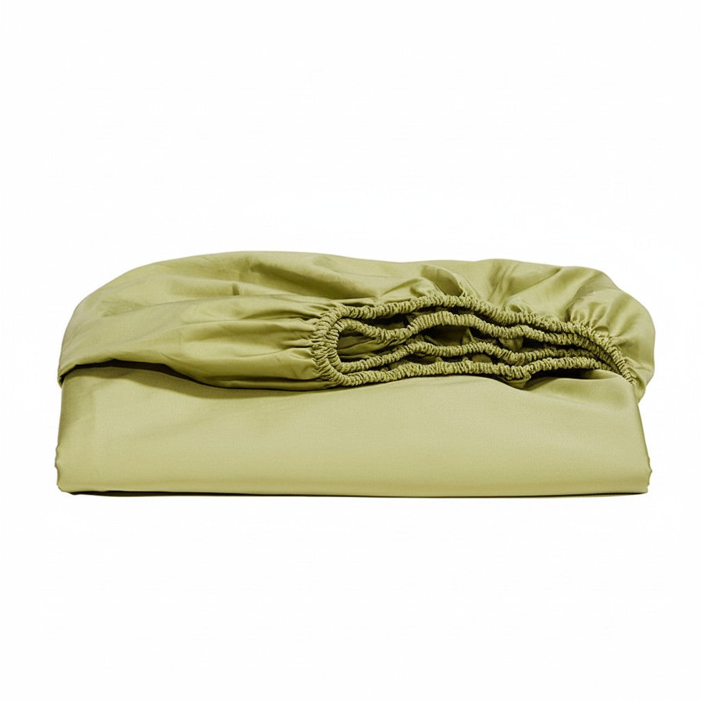 300TC Premium Long-Staple Cotton Fitted Sheet