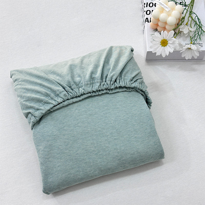 Tailored Plain Cotton Jersey Fitted Sheet