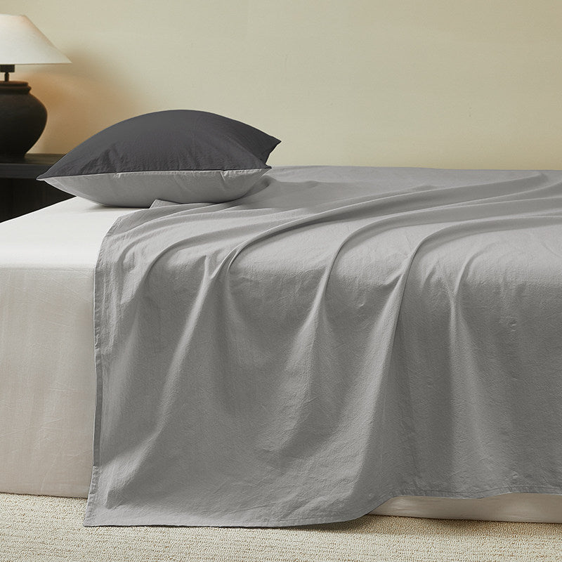 300 Thread Count Washed Cotton Flat Sheet