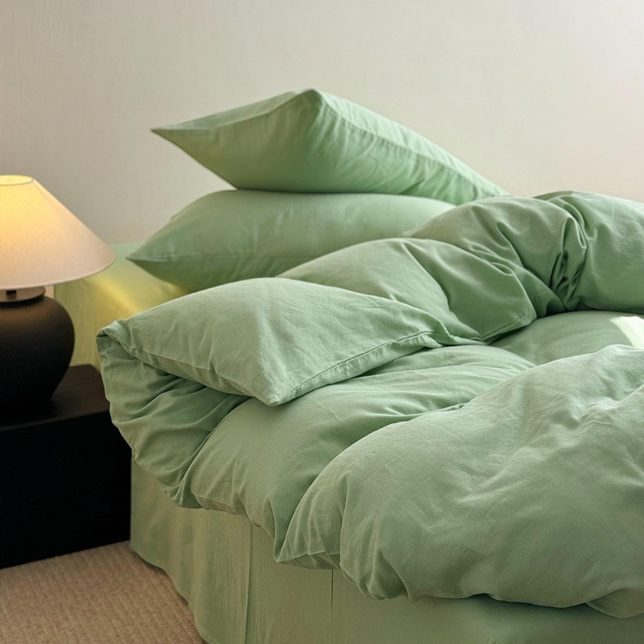 40s Yarn-Dyed Jacquard Double Gauze Duvet Cover