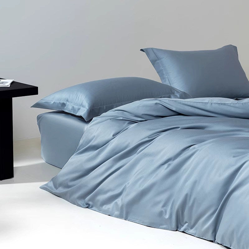 300TC Luxury Long-Staple Cotton Fitted Suite: Includes Complimentary Mulberry Silk Insert
