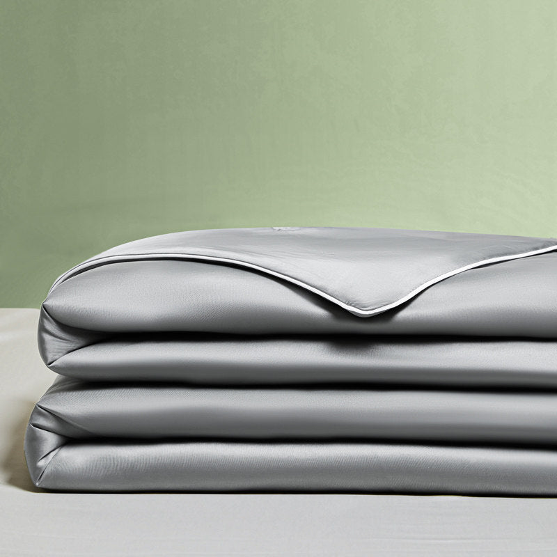 Coverless Ice Silk Cooling Quilt: Solid Essentials (Grand Size Outlet)