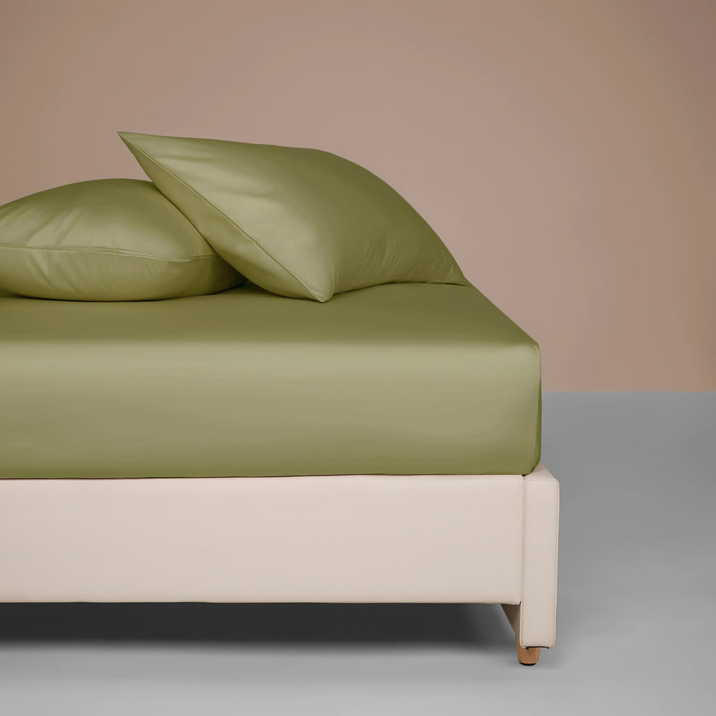 600TC Double-Twisted Long-Staple Cotton Fitted Sheet