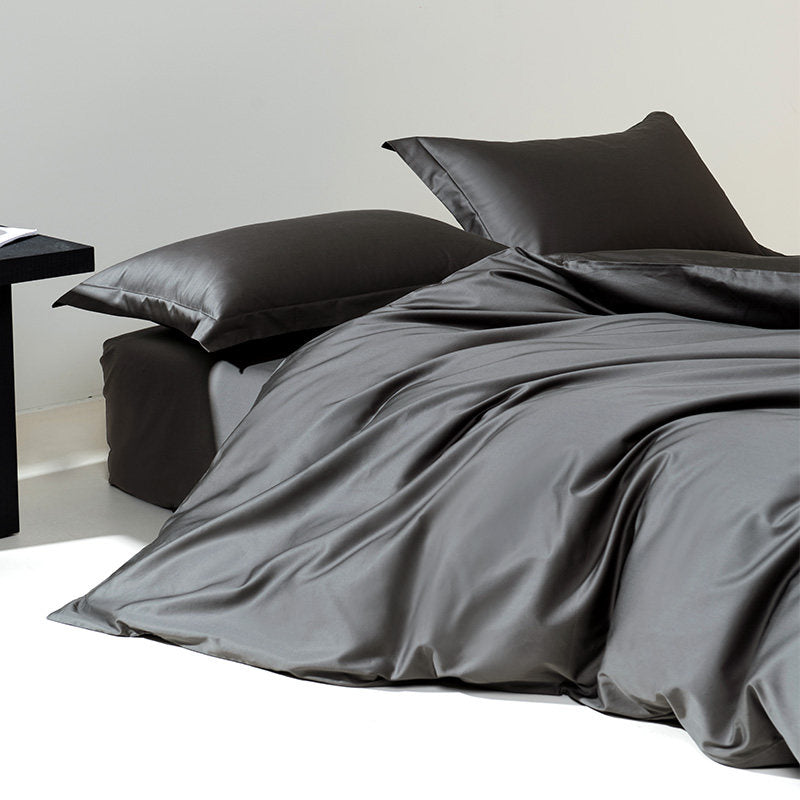 300TC Luxury Long-Staple Cotton Fitted Suite: Includes Complimentary Mulberry Silk Insert