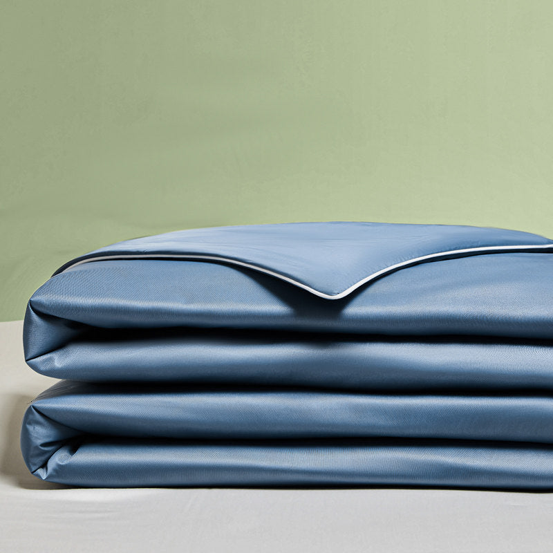 Coverless Ice Silk Cooling Quilt: Solid Essentials (Grand Size Outlet)