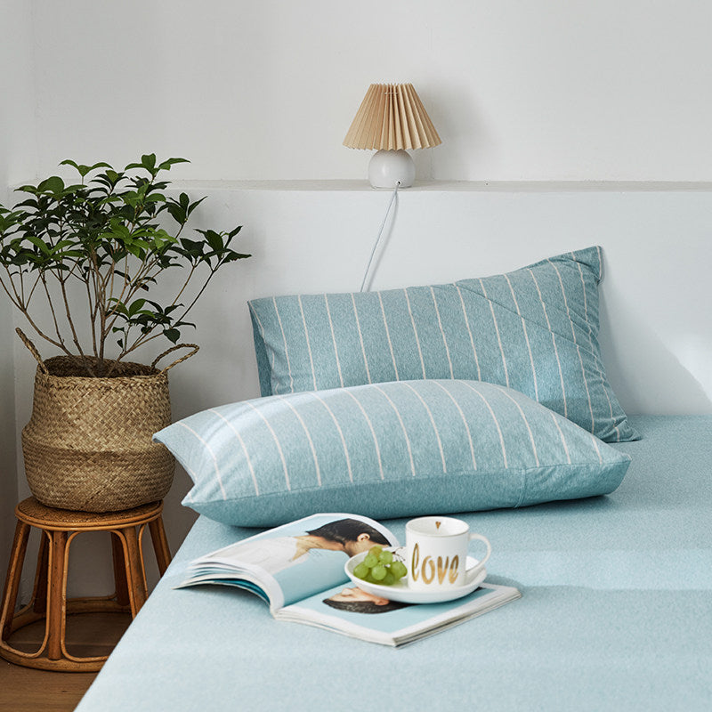 Bold Stripe Cotton Jersey Bedding