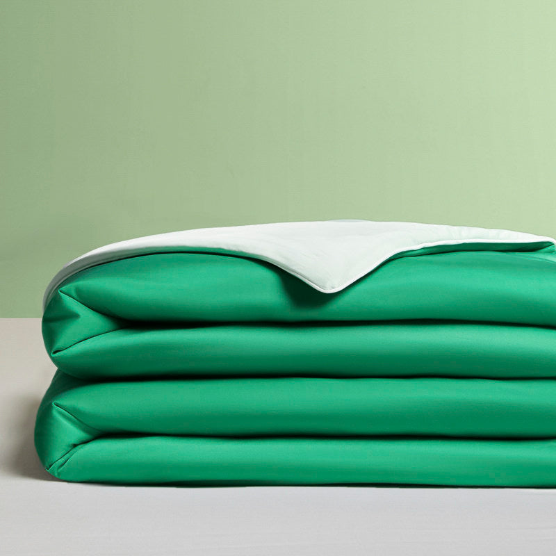 Coverless Ice Silk Cooling Quilt: Reversible Duet (Grand Size Outlet)