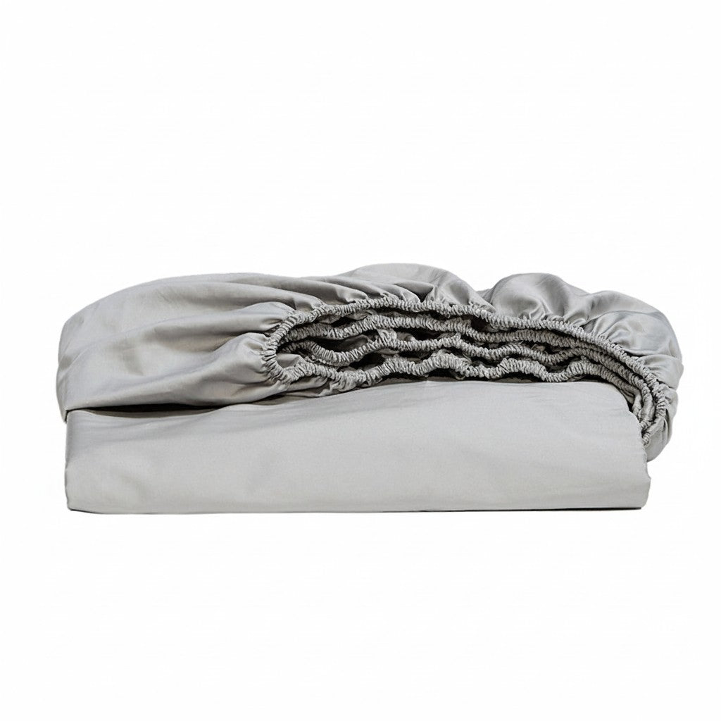 300TC Premium Long-Staple Cotton Fitted Sheet