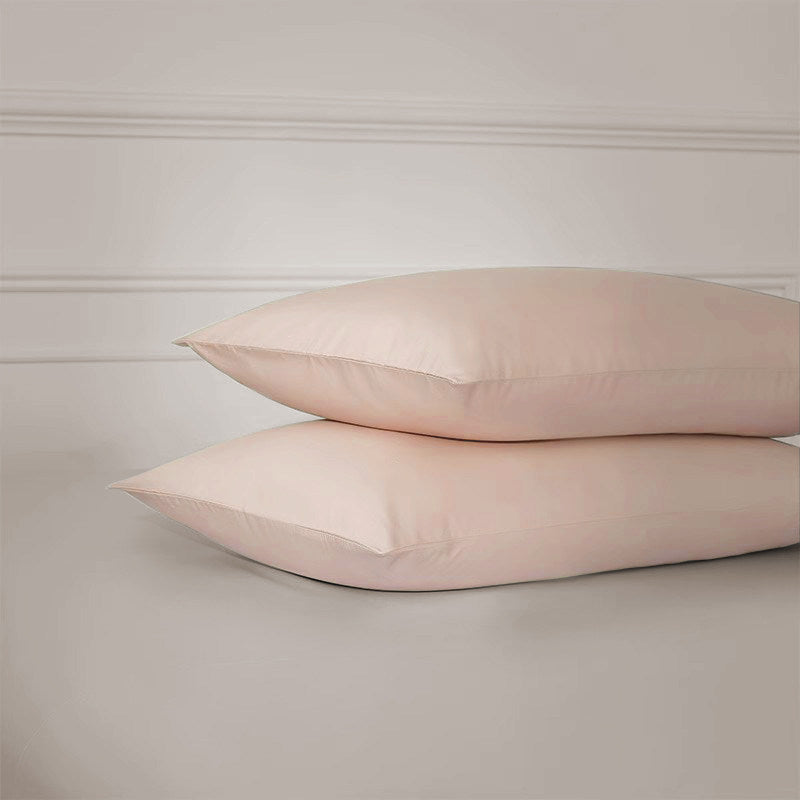 330 Thread Count Long-Staple Cotton Sateen Pillowcase – Pink Collection