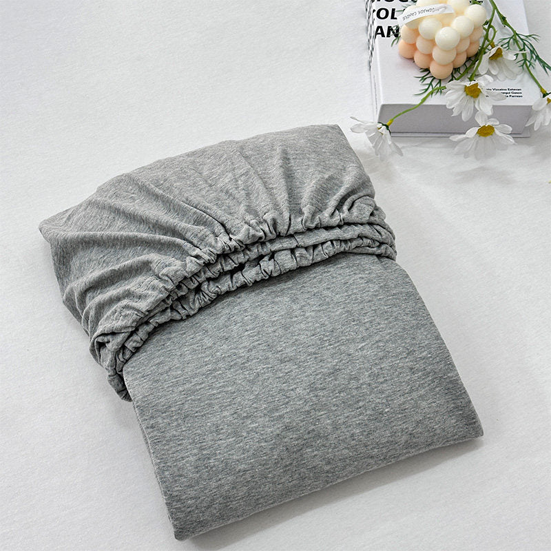 Tailored Plain Cotton Jersey Fitted Sheet