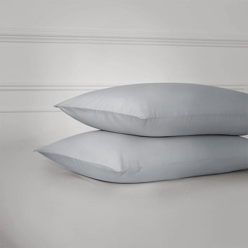 330 Thread Count Long-Staple Cotton Sateen Pillowcase – Grey Collection