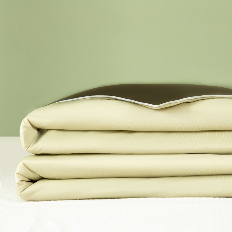 Coverless Ice Silk Cooling Quilt: Reversible Duet (Grand Size Outlet)