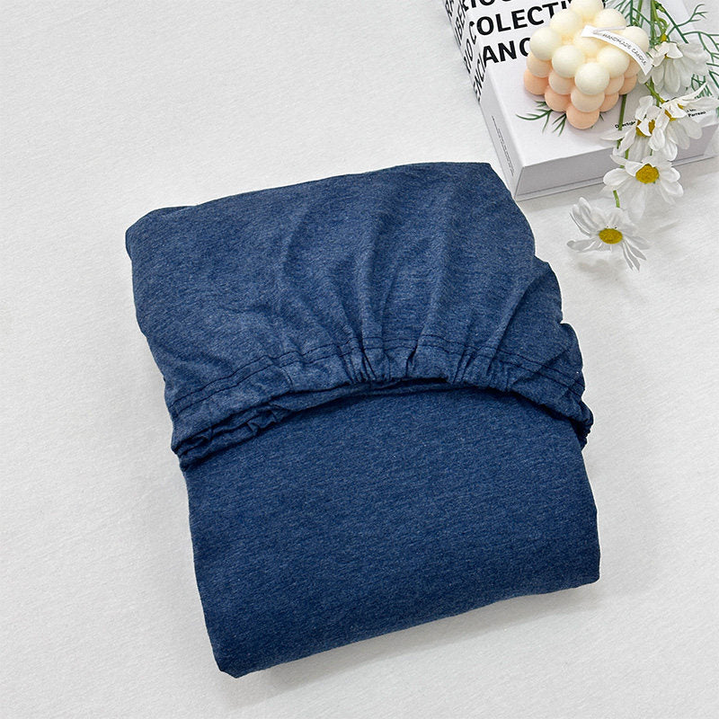 Tailored Plain Cotton Jersey Fitted Sheet