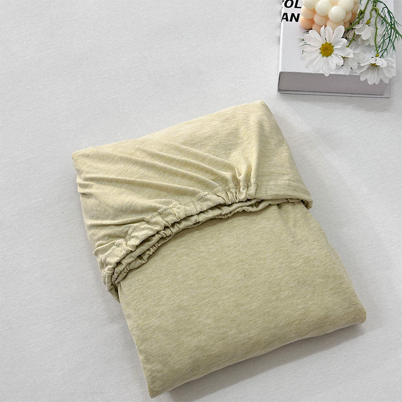 Tailored Plain Cotton Jersey Fitted Sheet
