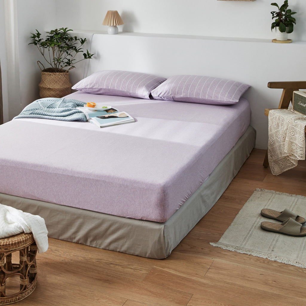 Plain Cotton Jersey Fitted Sheet