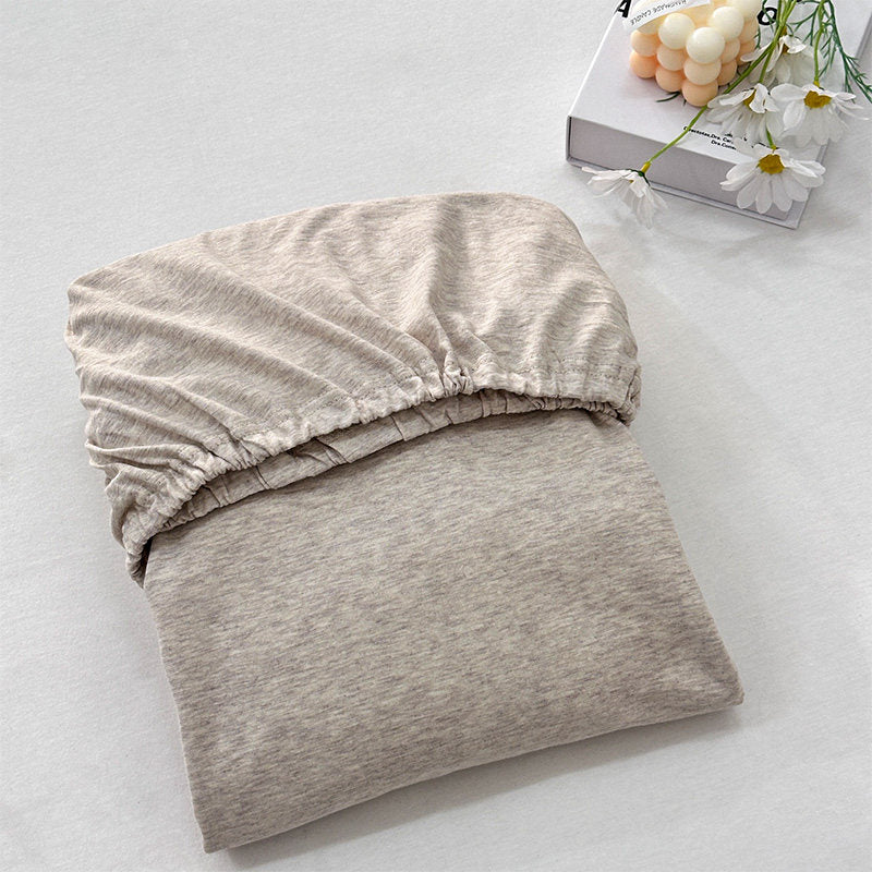 Tailored Plain Cotton Jersey Fitted Sheet
