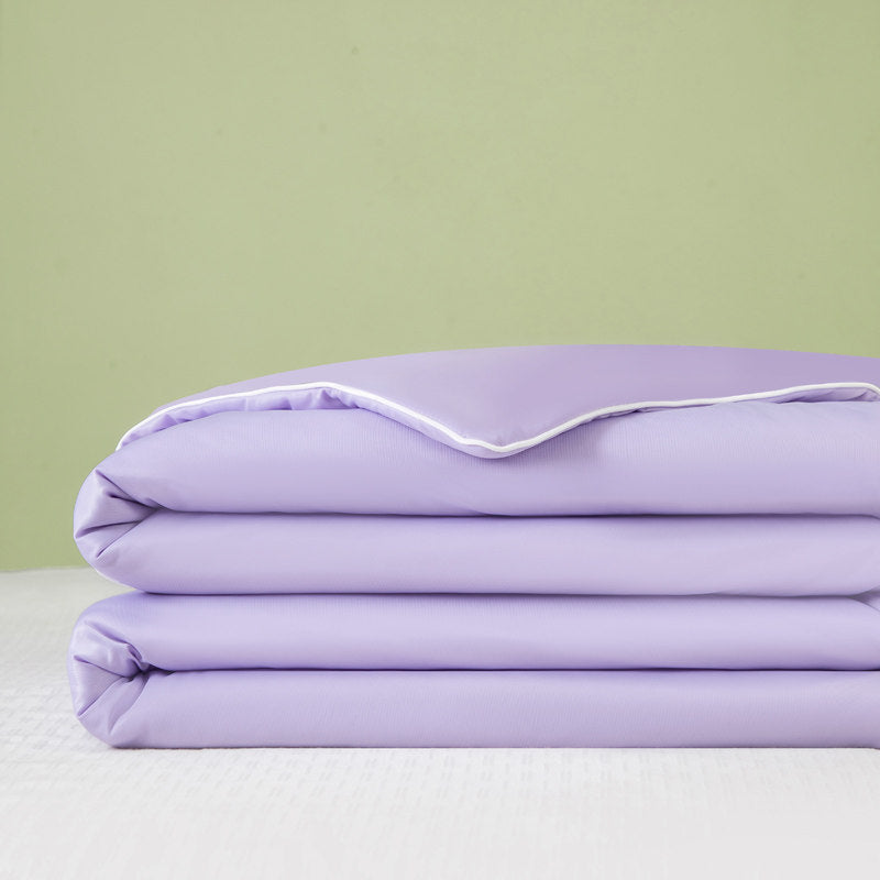 Coverless Ice Silk Cooling Quilt: Solid Essentials (Grand Size Outlet)