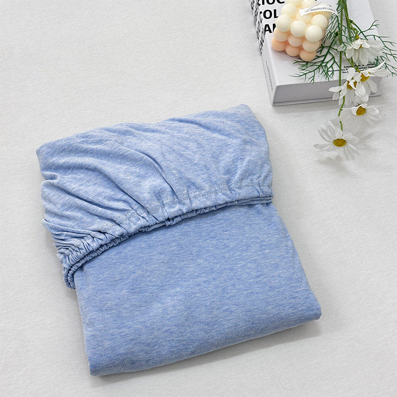 Tailored Plain Cotton Jersey Fitted Sheet