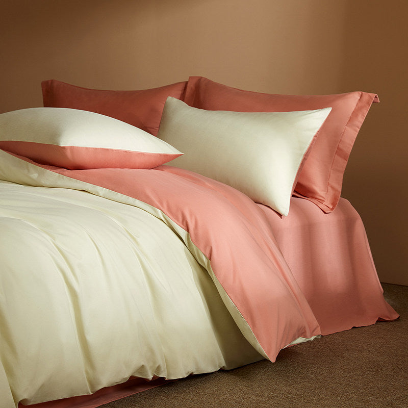 400 TC Premium Brushed Long-Staple Cotton Fitted Suite: Includes Complimentary Mulberry Silk Insert
