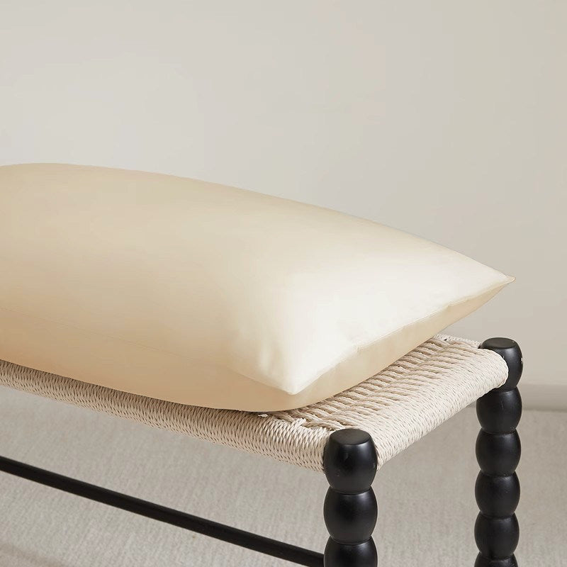 330 Thread Count Long-Staple Cotton Sateen Pillowcase – Beige Collection
