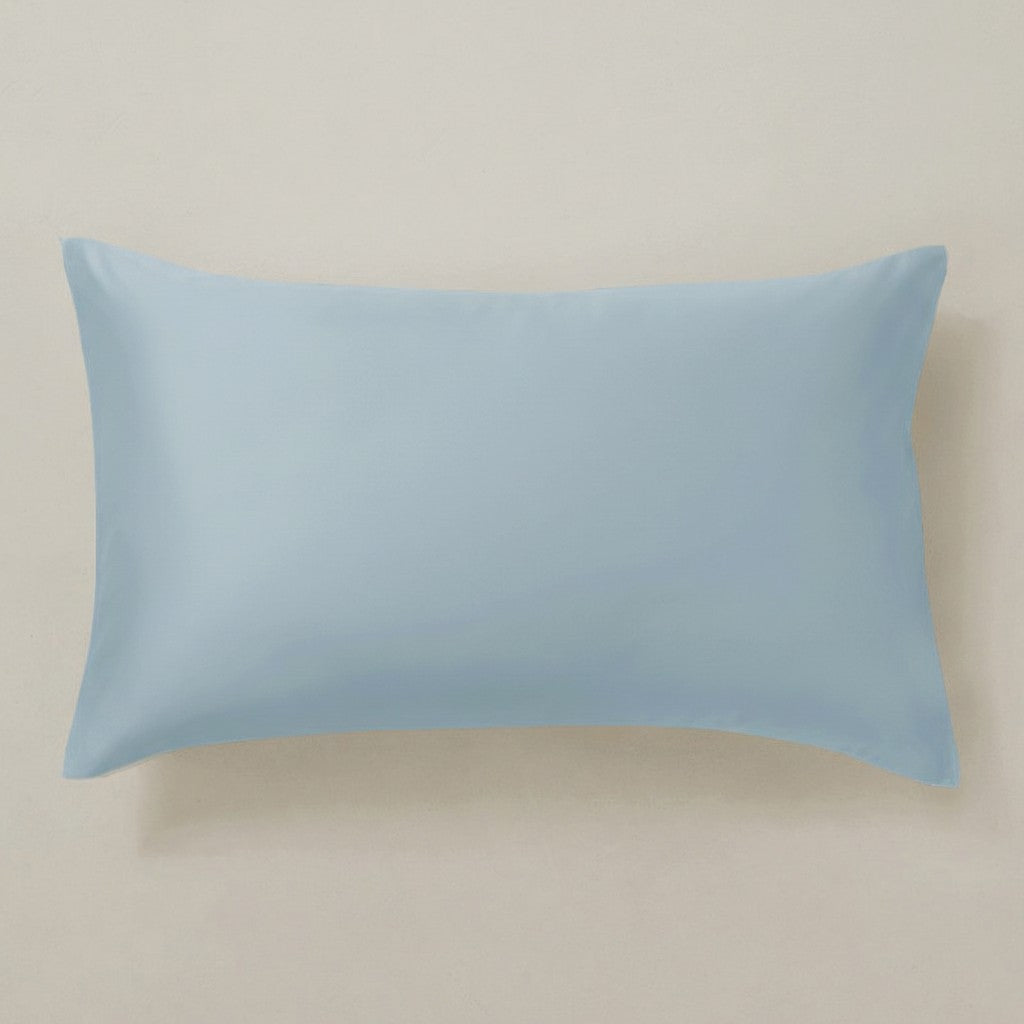 330 Thread Count Long-Staple Cotton Sateen Pillowcase– Blue Collection