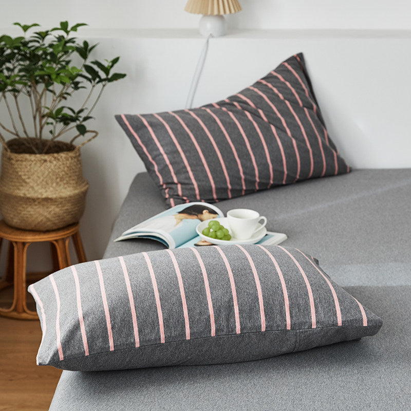 Bold Stripe Cotton Jersey Bedding