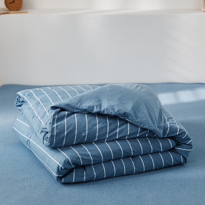 Bold Stripe Cotton Jersey Bedding