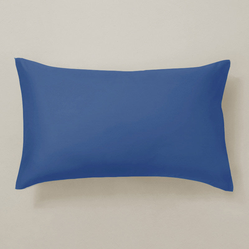 330 Thread Count Long-Staple Cotton Sateen Pillowcase– Blue Collection