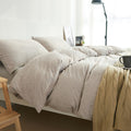 Plain Cotton Jersey 4-Piece Bedding Set | Standard Fit 10" (25cm)